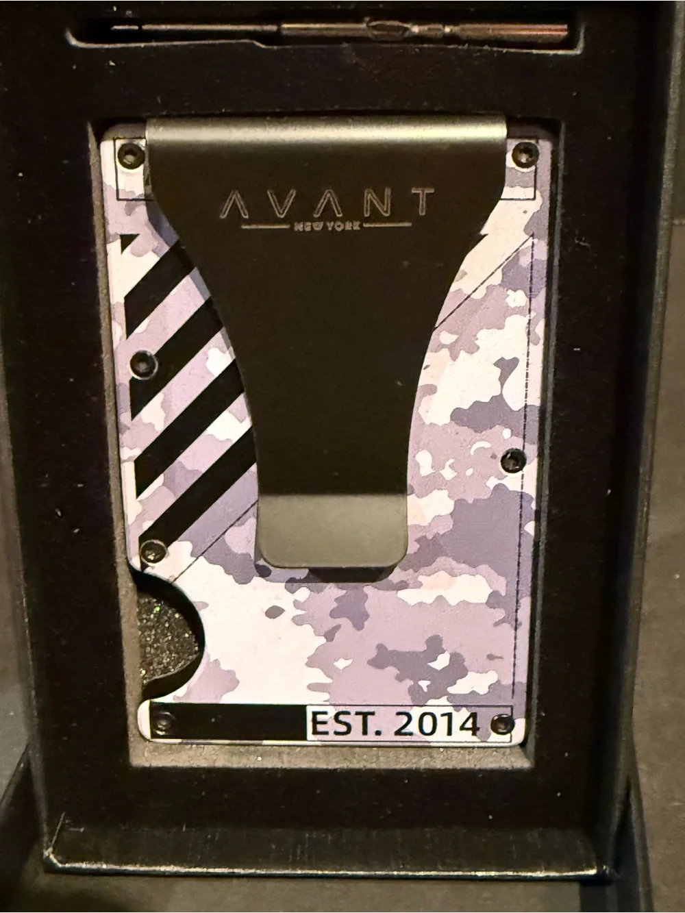 Men’s avant wood digital camo Card Holder Wallet